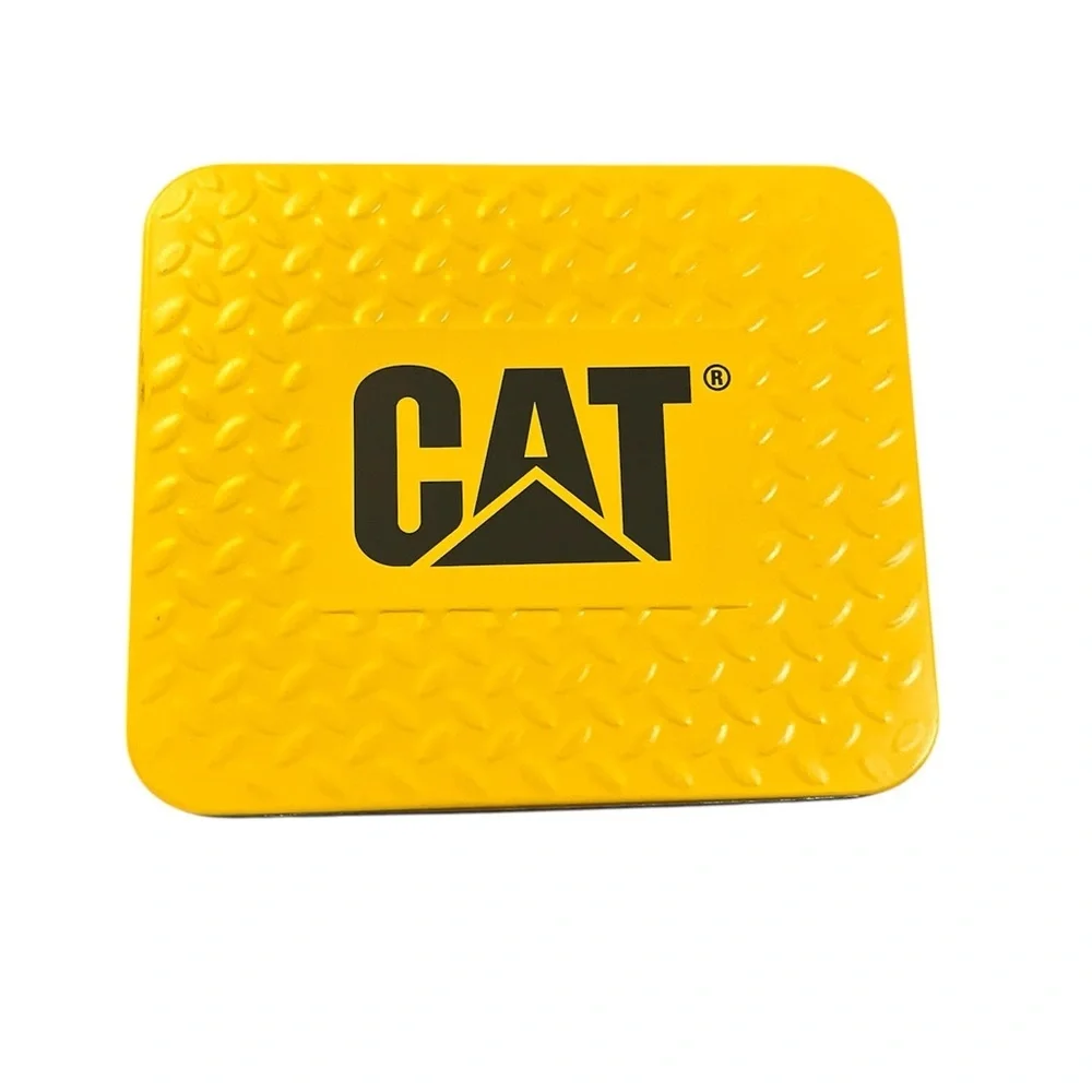 NWT CAT CATERPILLAR GENUINE LEATHER TRIFOLD WALLET WITH RFID SHIELD